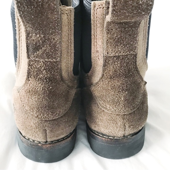 Timberland Leather Chelsea Lace Up Boots Earthkeepers Taupe Brown 7 - Picture 4 of 7